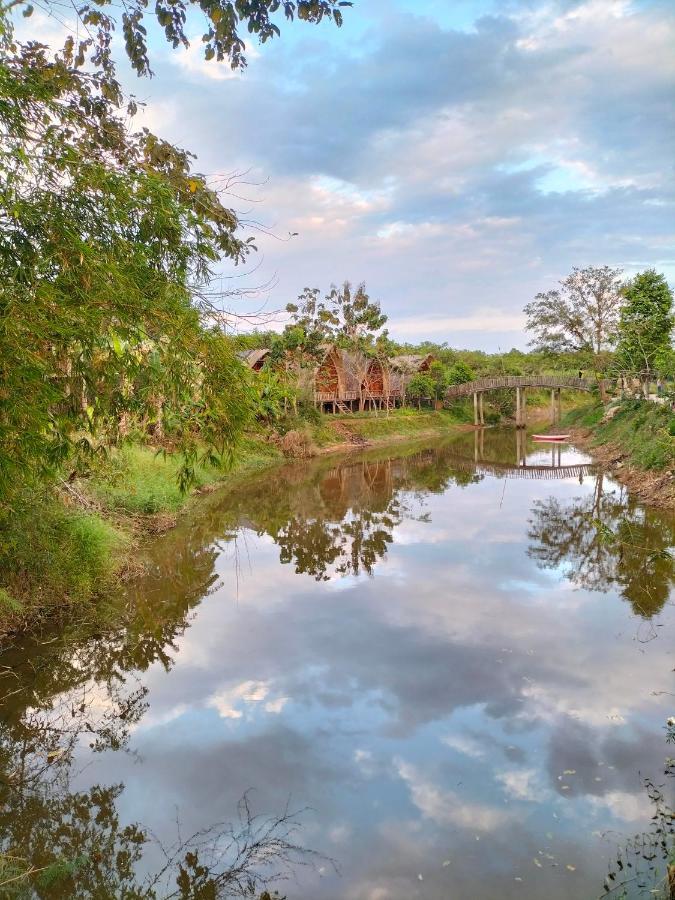 Rice Straw Green Lodge- Resort Quan Tom Eksteriør billede
