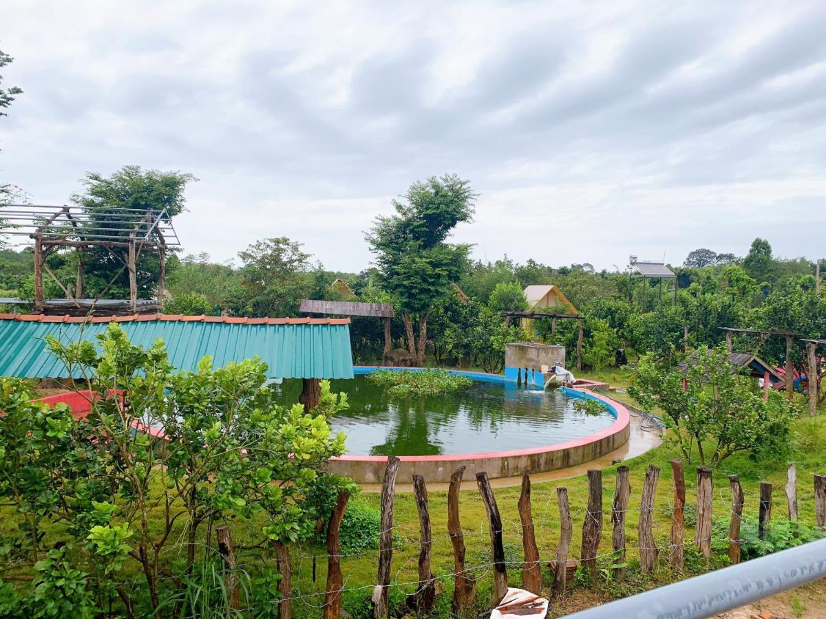 Rice Straw Green Lodge- Resort Quan Tom Eksteriør billede