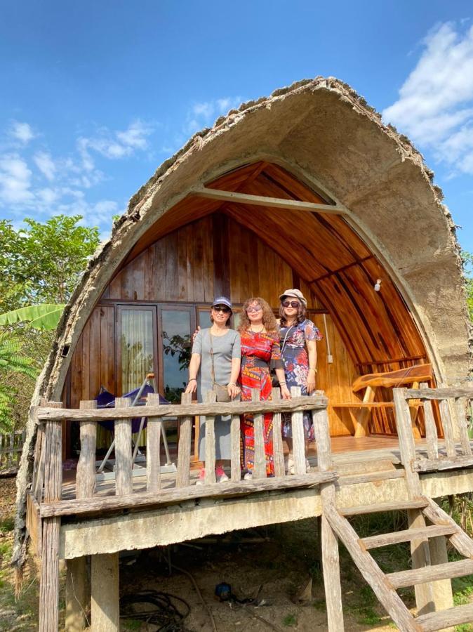 Rice Straw Green Lodge- Resort Quan Tom Eksteriør billede