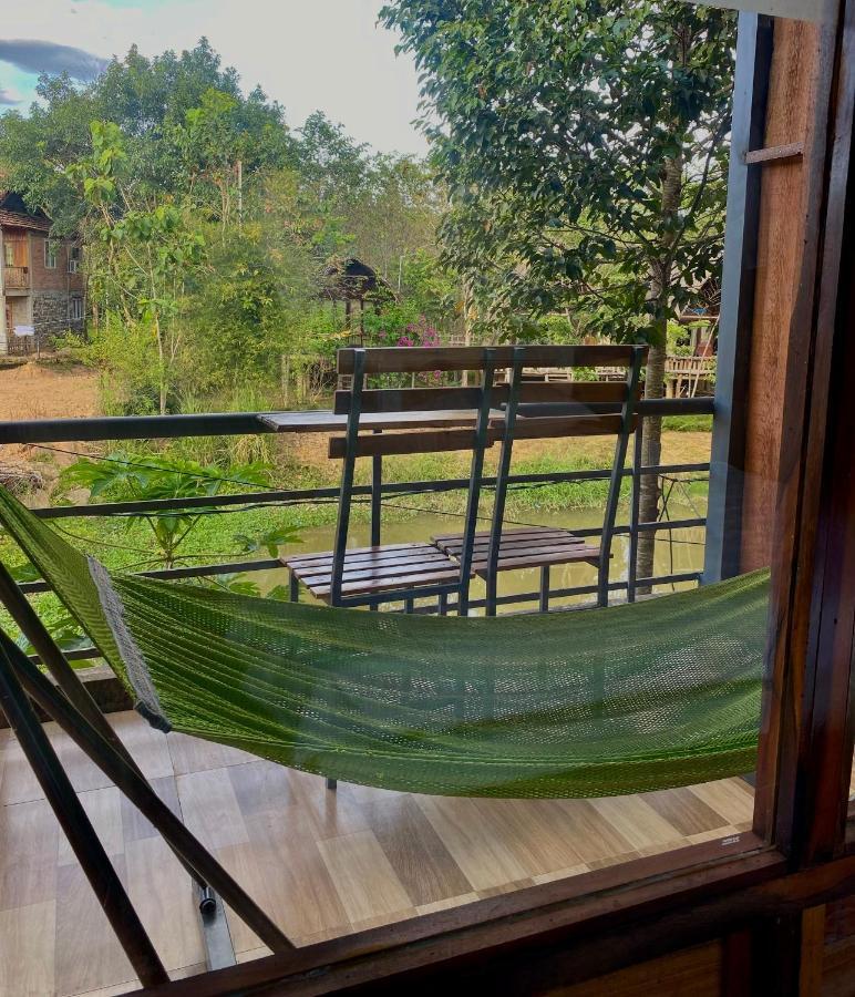 Rice Straw Green Lodge- Resort Quan Tom Eksteriør billede