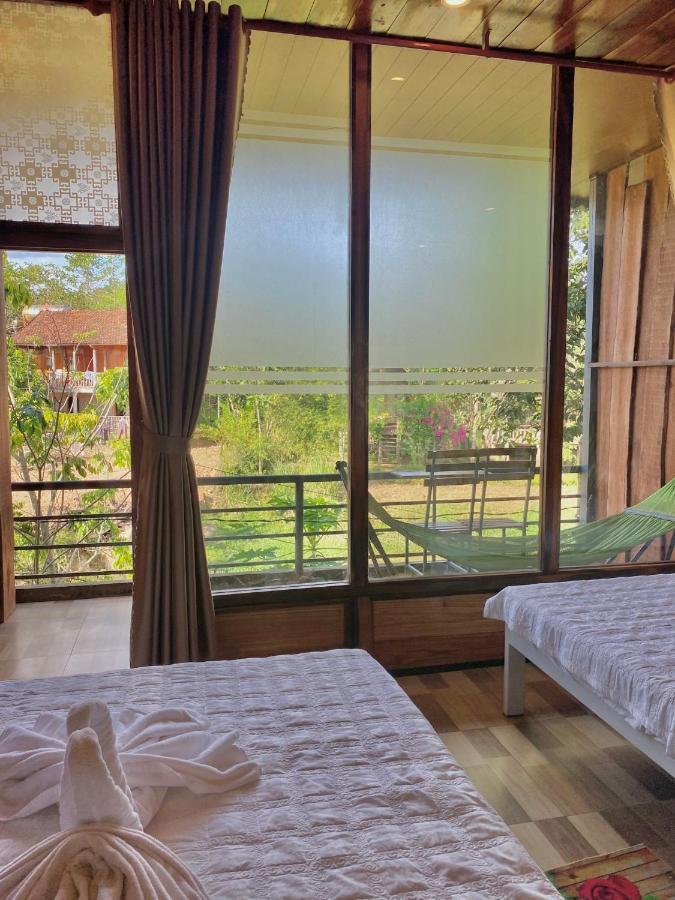 Rice Straw Green Lodge- Resort Quan Tom Eksteriør billede