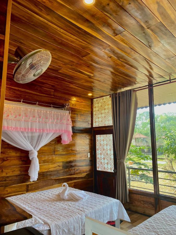 Rice Straw Green Lodge- Resort Quan Tom Eksteriør billede